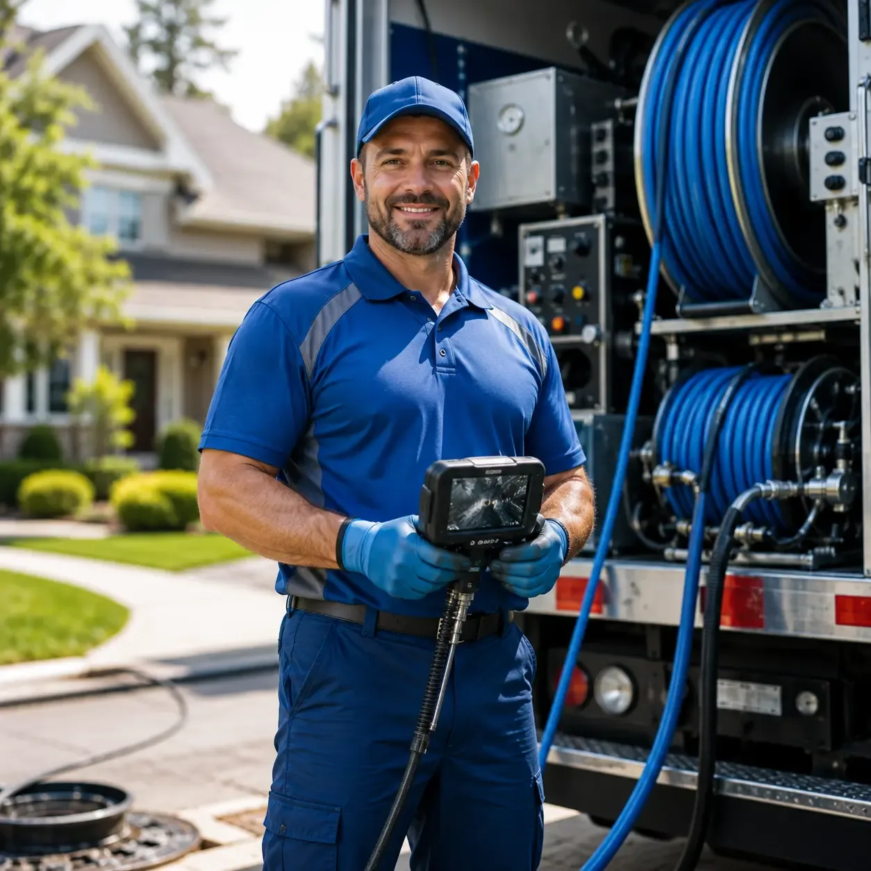 Local outdoor drain cleaning specialists in Lewiston, MI